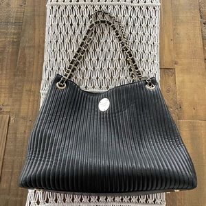 Henri Bendel Quilted Leather Tote